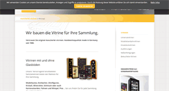 Desktop Screenshot of mancherlei-vitrinen.de